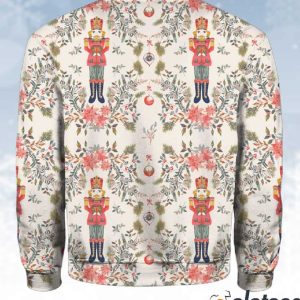 Nutcracker Print Contrast Paneled Sweatshirt 3