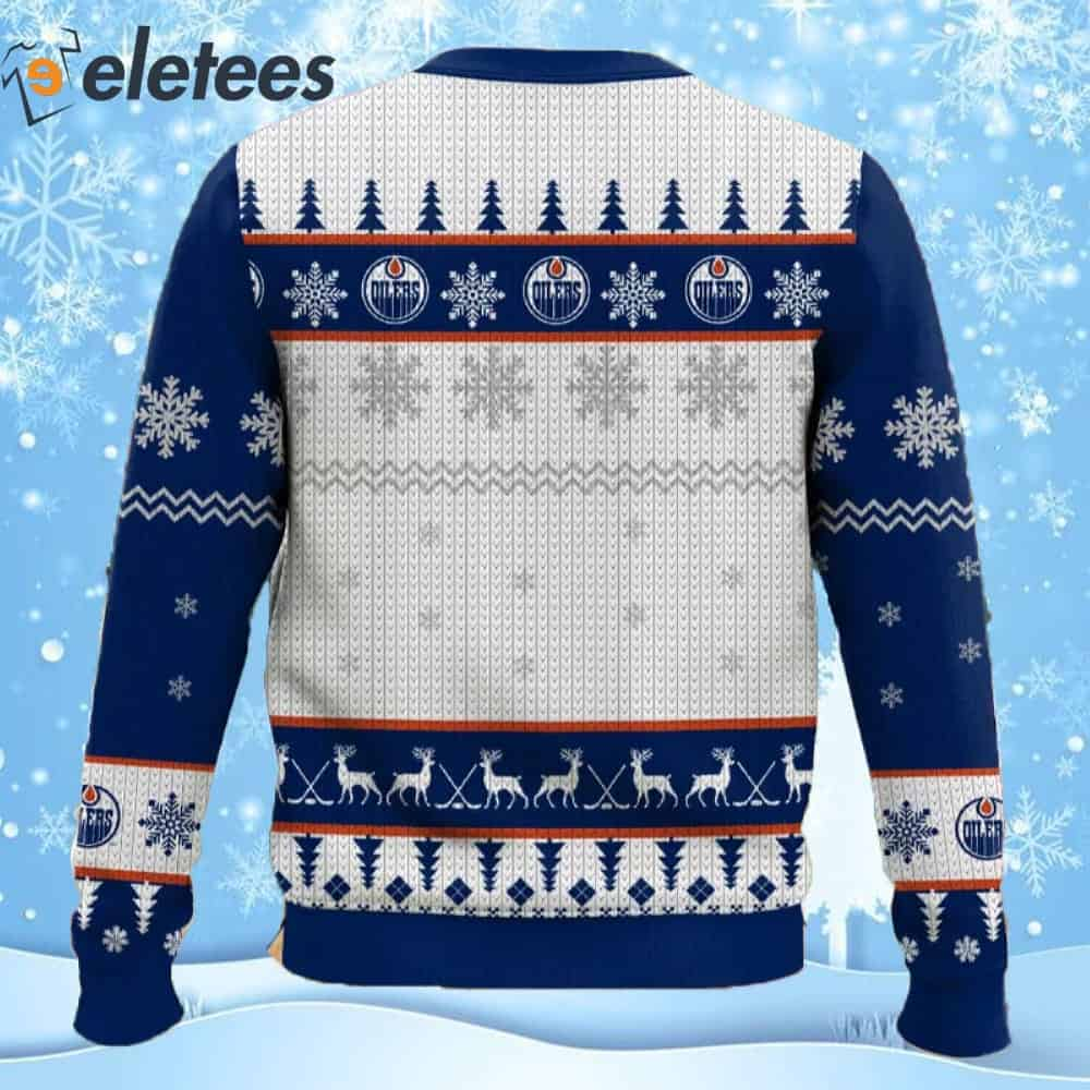 Oilers hotsell christmas sweater