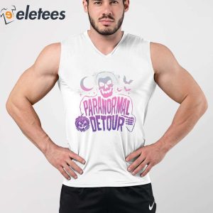 Paranormal Detour Faded Skull Shirt 2