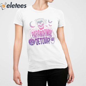 Paranormal Detour Faded Skull Shirt 3