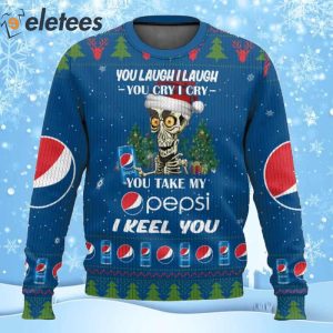 Pepsi I Keel You Funny Ugly Christmas Sweater