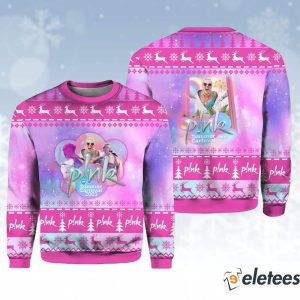 Pink Summer Carnival 2023 Tour Ugly Christmas Sweater
