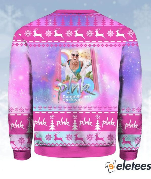 Pink Summer Carnival 2023 Tour Ugly Christmas Sweater