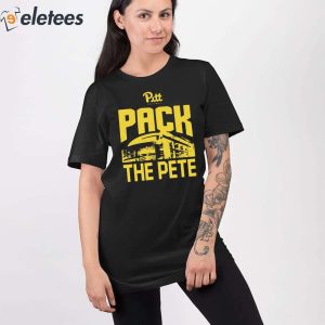 Pitt Volleyball Pack The Pete Shirt 4