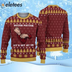Pitter Patter Letterkenny Let's Get At'er Ugly Christmas Sweater