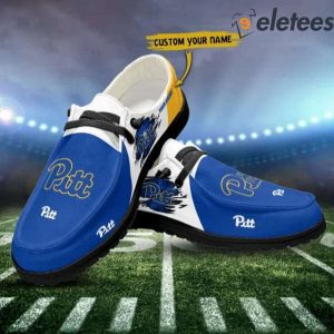 Pittsburgh Panthers Football Personalized Dude Shoes