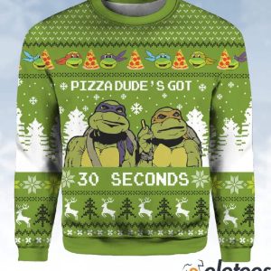Pizza Dudes Got 30 Seconds Ugly Christmas Sweater 2
