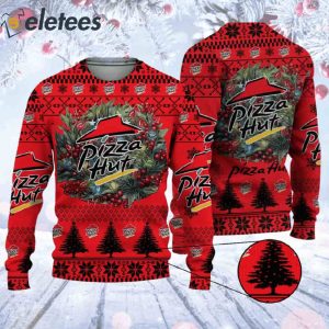 Pizza Hut Ugly Christmas Sweater