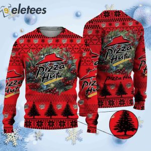 Pizza Hut Ugly Christmas Sweater1