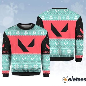 Play As One Valorant Ugly Christmas Sweater 1