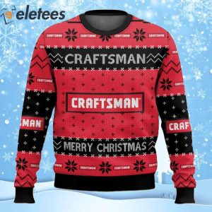 Power Tools Craftsman Merry Christmas Ugly Sweater