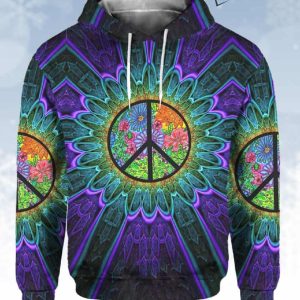 Psychedelic Hippie Peace Hoodie 2