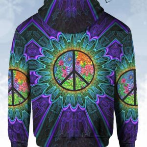 Psychedelic Hippie Peace Hoodie 3