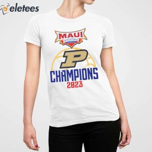 Purdue Maui Invitational Champions 2023 Shirt 2