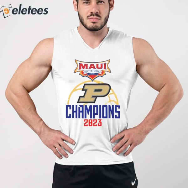 Purdue Maui Invitational Champions 2023 Shirt