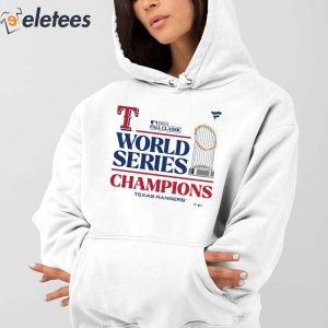 Rangers 2023 World Series Champions Locker Room Shirt 3