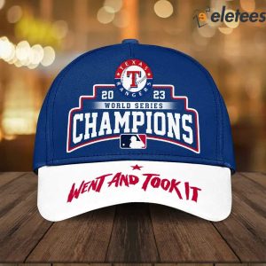 Rangers 2023 World Series Champions Went And Took It Cap