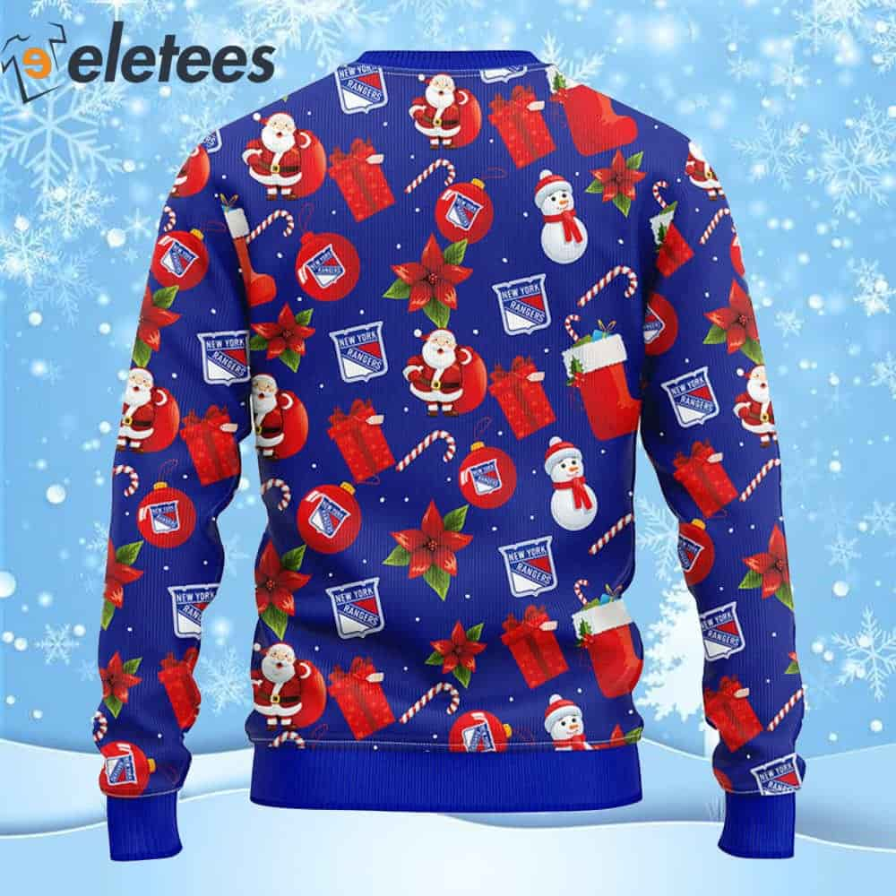 Ny rangers sales ugly christmas sweater