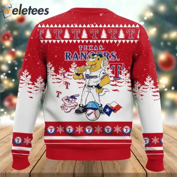 Rangers Mascot Rangers Captain Ugly Christmas Sweater