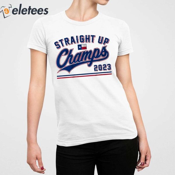 Rangers Straight Up Champs 2023 Shirt