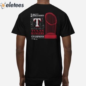 Rangers World Series 2023 Champions Shirt 6