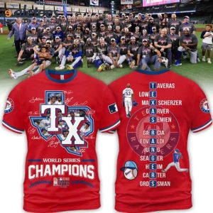 Rangers World Series 3D Shirt 2023 5