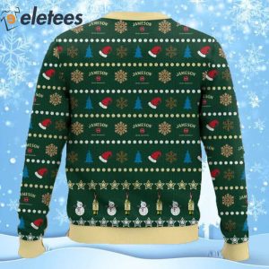 Reindeer Time To Drink Jameson Ugly Christmas Sweater 2