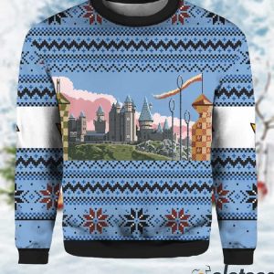 Retro Hogwarts Christmas Sweater