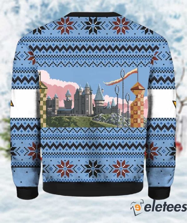 Retro Hogwarts Christmas Sweater