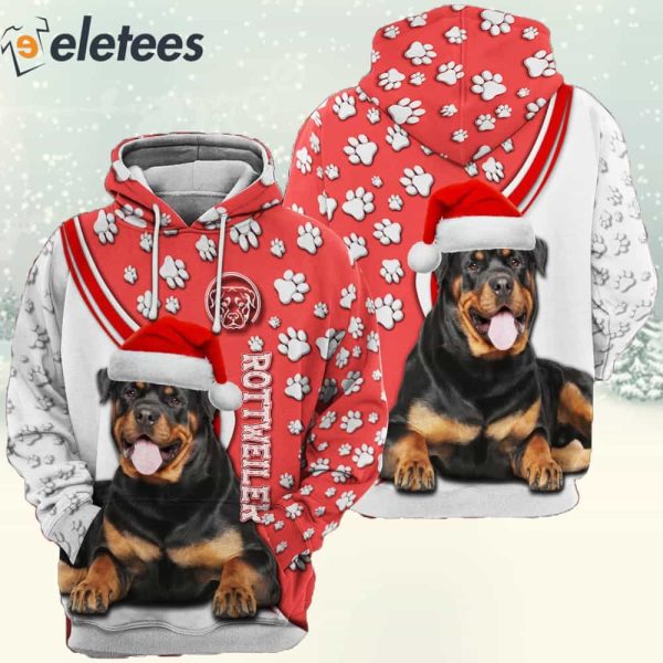 Rottweiler Christmas 3D Full Print Shirt
