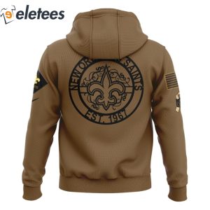 Saints hot sale veterans hoodie