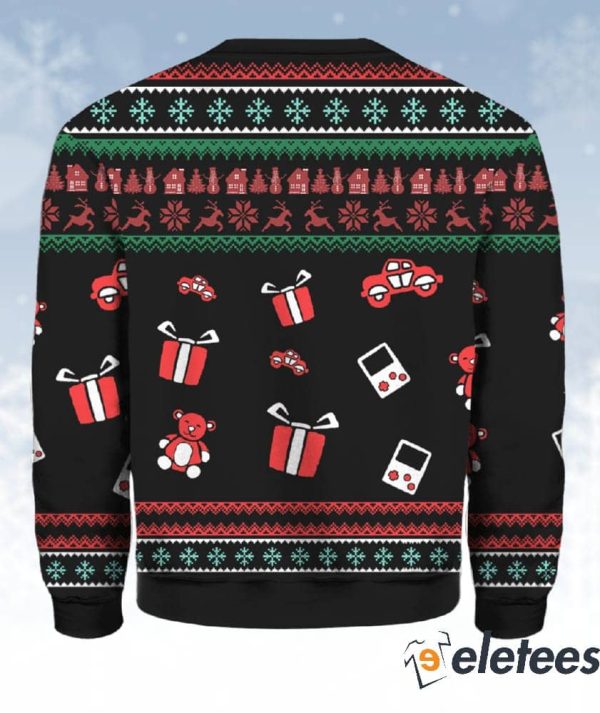 Santa My Milkshake Brings All The Toys To The Yard Ugly Christmas Sweater