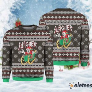Santa Sleigher Christmas Sweater 1