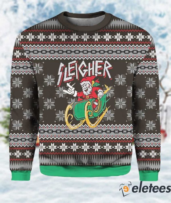 Santa Sleigher Christmas Sweater