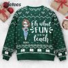 Santa’s Favorite Teacher Custom Name Ugly Christmas Sweater