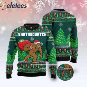 Santasquatch Bigfoot Christmas Sweater 2