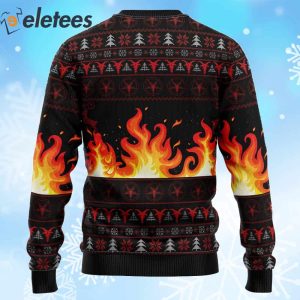 Satan Claus Hail Satanic Merry AntiChristmaS Ugly Sweater 2