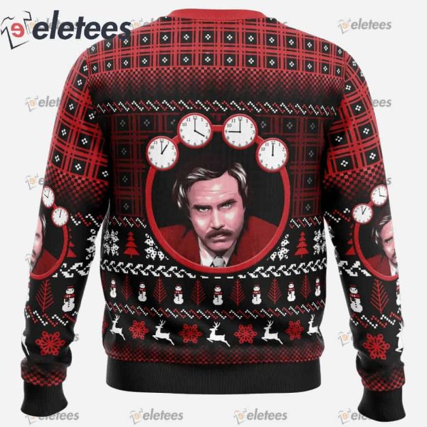 Say Whhhhaaat Anchorman Ugly Christmas Sweater