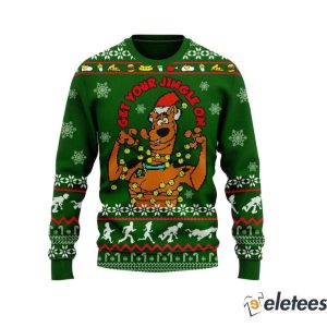 Scooby Doo Get Your Jingle On Ugly Christmas Sweater1