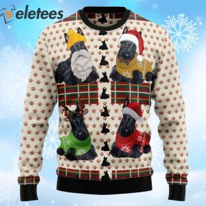 Cute Scottish Terrier Ugly Christmas Sweater