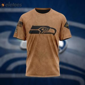 Seahawks Veterans Day Brown Hoodie 6