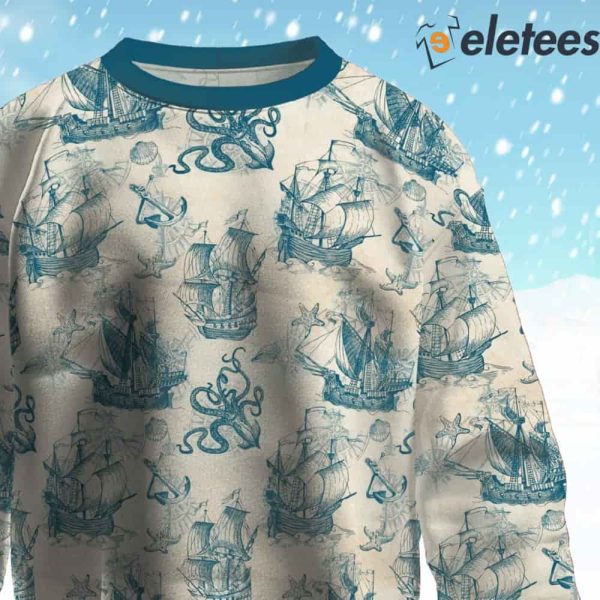 Seas The Day Ugly Christmas Sweater