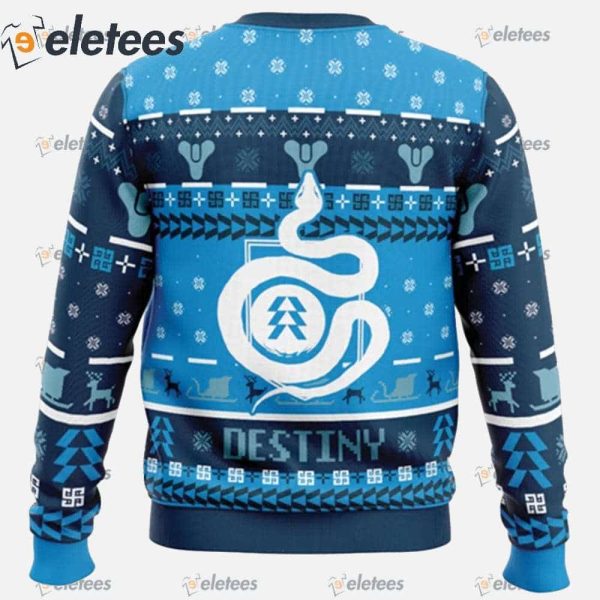 Serpent Emblem Destiny Hunter Ugly Christmas Sweater