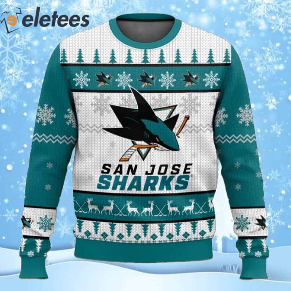 Sharks Hockey Ugly Christmas Sweater