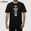 Shut Up Talking To Me Crown Hoodie