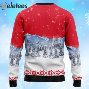 Siberian Husky Santa Claus Ugly Christmas Sweater 2