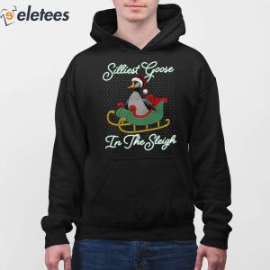 Silliest Goose In The Sleigh Sweatshirt 3