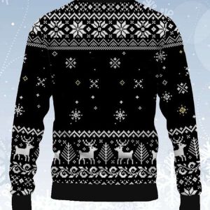Skeleton Dancing With Christmas Tree Ugly Sweater 2