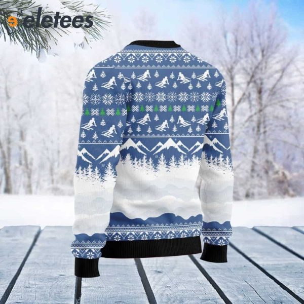 Skiing Life Is Better On Snow Ugly Christmas Sweater