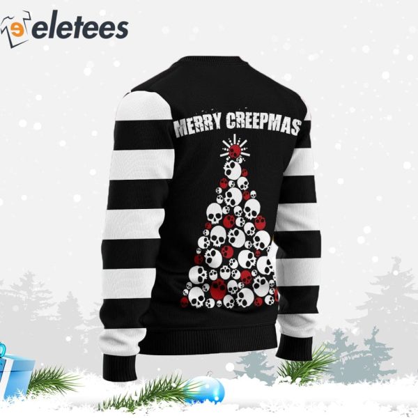 Skull Creepmas Yo Ho Ho Ugly Christmas Sweater